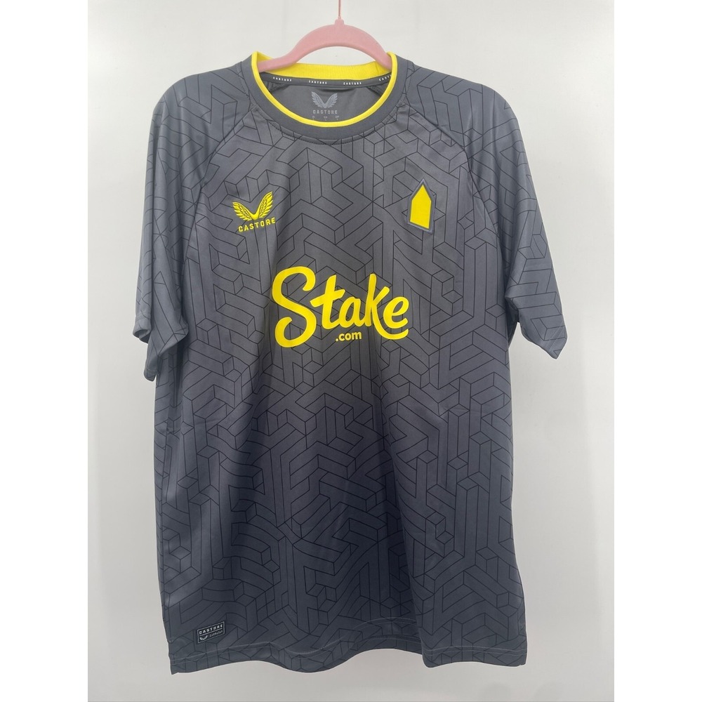 Everton Away SS Shirt Castore Soccer‎ Official Jersey Stake.com Large